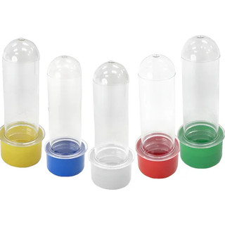 Tubete 8,5cm com Tampa Colorida Kit Lembrancinha Festa Infantil