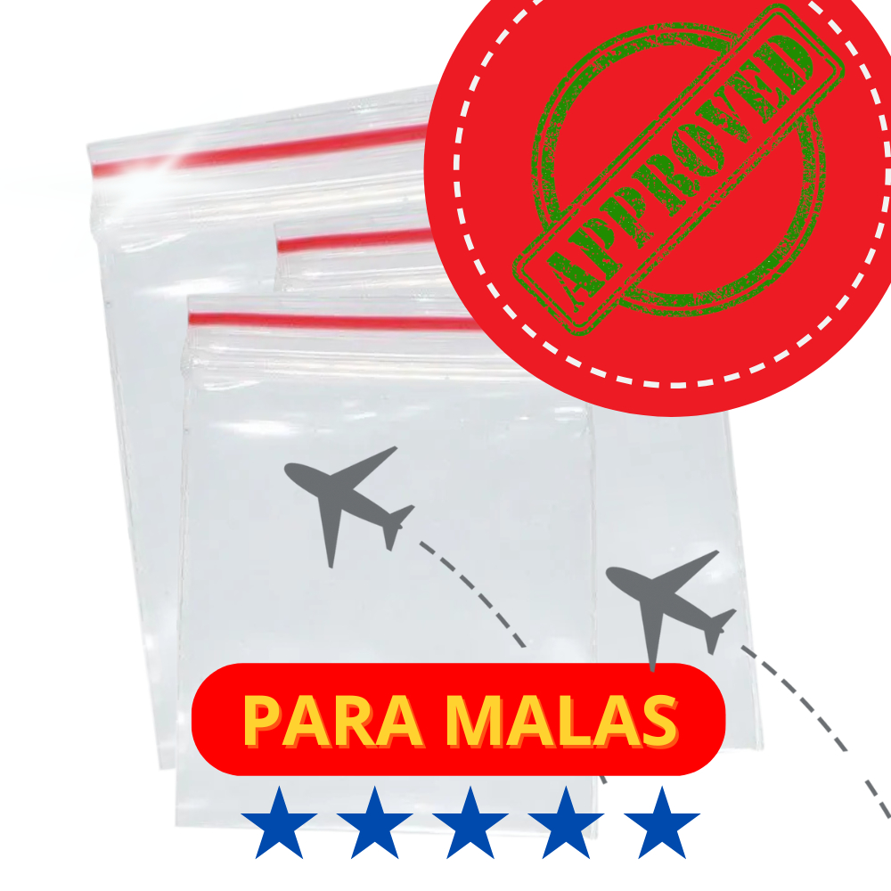 Saco Zip Lock - Viagem E Freezer - Kit c/10 unidades em Oferta na Shopee