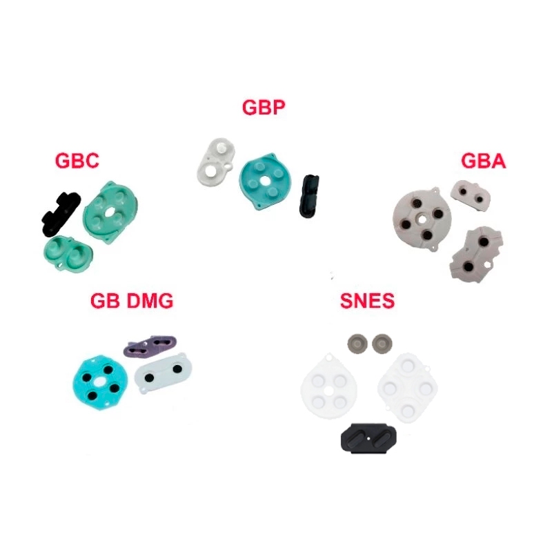 Borrachas Membranas Condutoras Gameboy Color Gameboy Pocket Gameboy Advance Gameboy DMG Super Nintendo GBC GBA GBP SNES em Oferta na Shopee