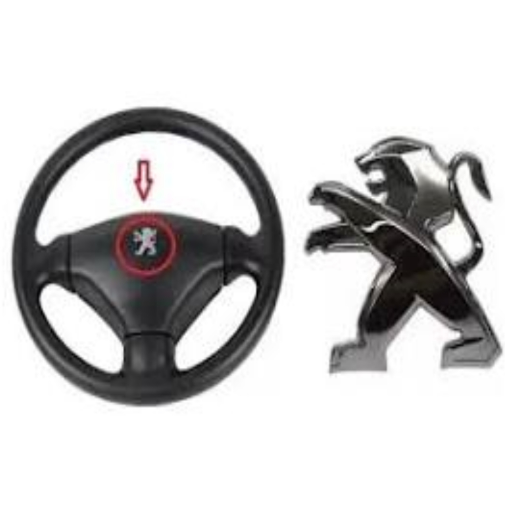 EMBLEMA VOLANTE PEUGEOT 206/207 ANO 2003 ATE 2011