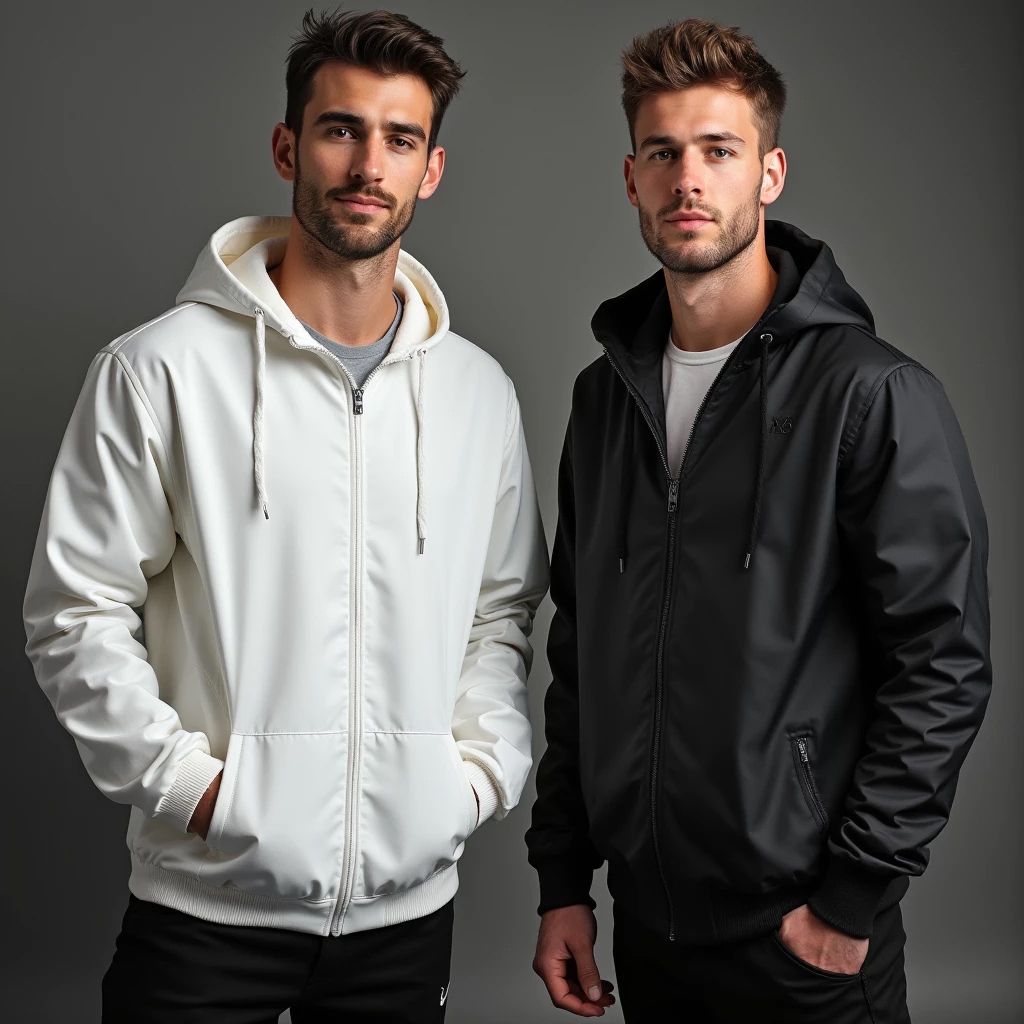 Blusa Jaqueta Corta Vento Forrado Premium Com Capuz Liso Casaco Blusão Agasalho Bobojaco com Ziper