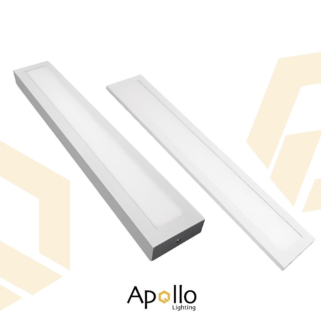 Painel Plafon Led Retangular Aluminio 10X120 36w Embutir/Sobrepor 3000k/6500k em Oferta na Shopee