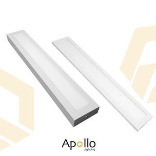 Painel Plafon Retangular Led Aluminio 10x60 18w Embutir/Sobrepor 3000k/4000k/6500k em Oferta na Shopee