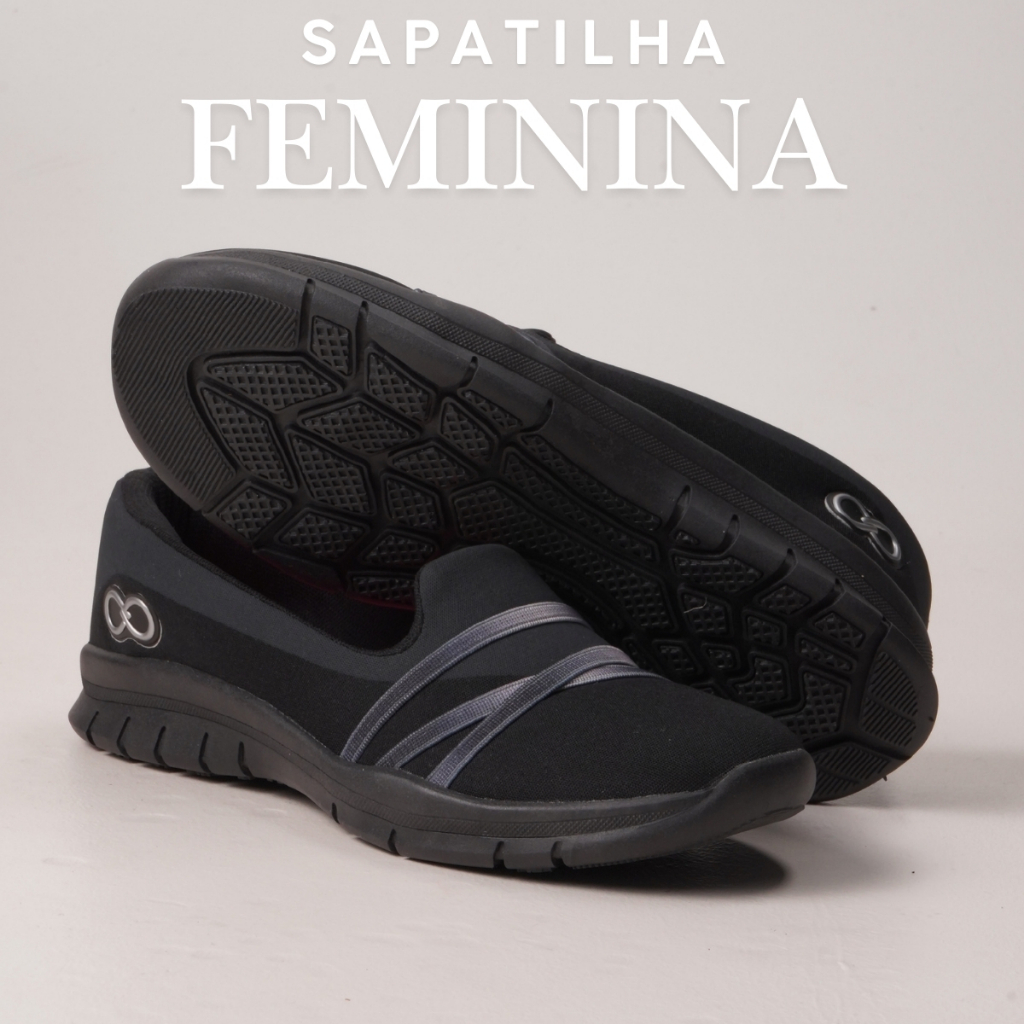 Sapatilha Feminina Confortável Ortopédica Para Caminhada E Uso Diário em Oferta na Shopee