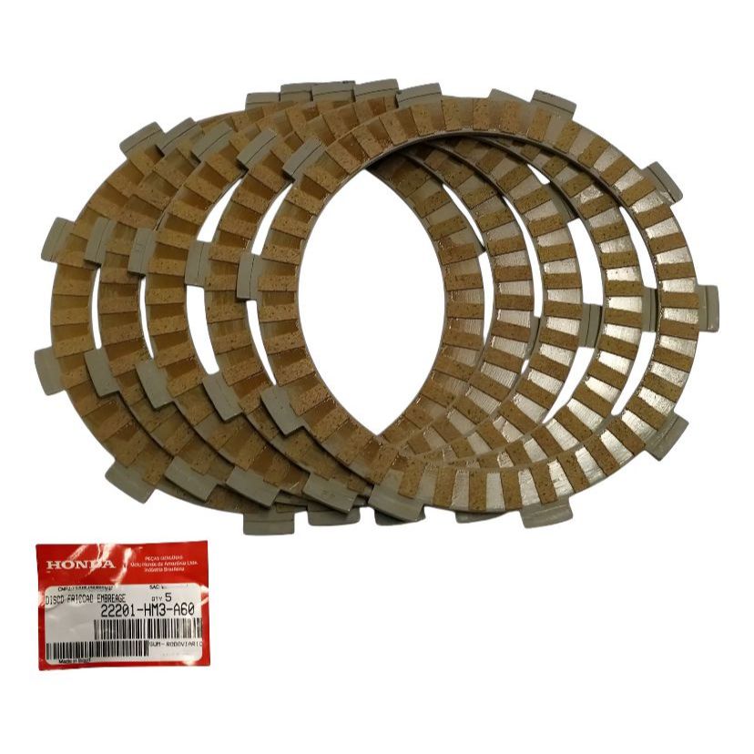 Kit Disco Embreagem CB250F CB300 XRE300 HORNET Novo Original Honda