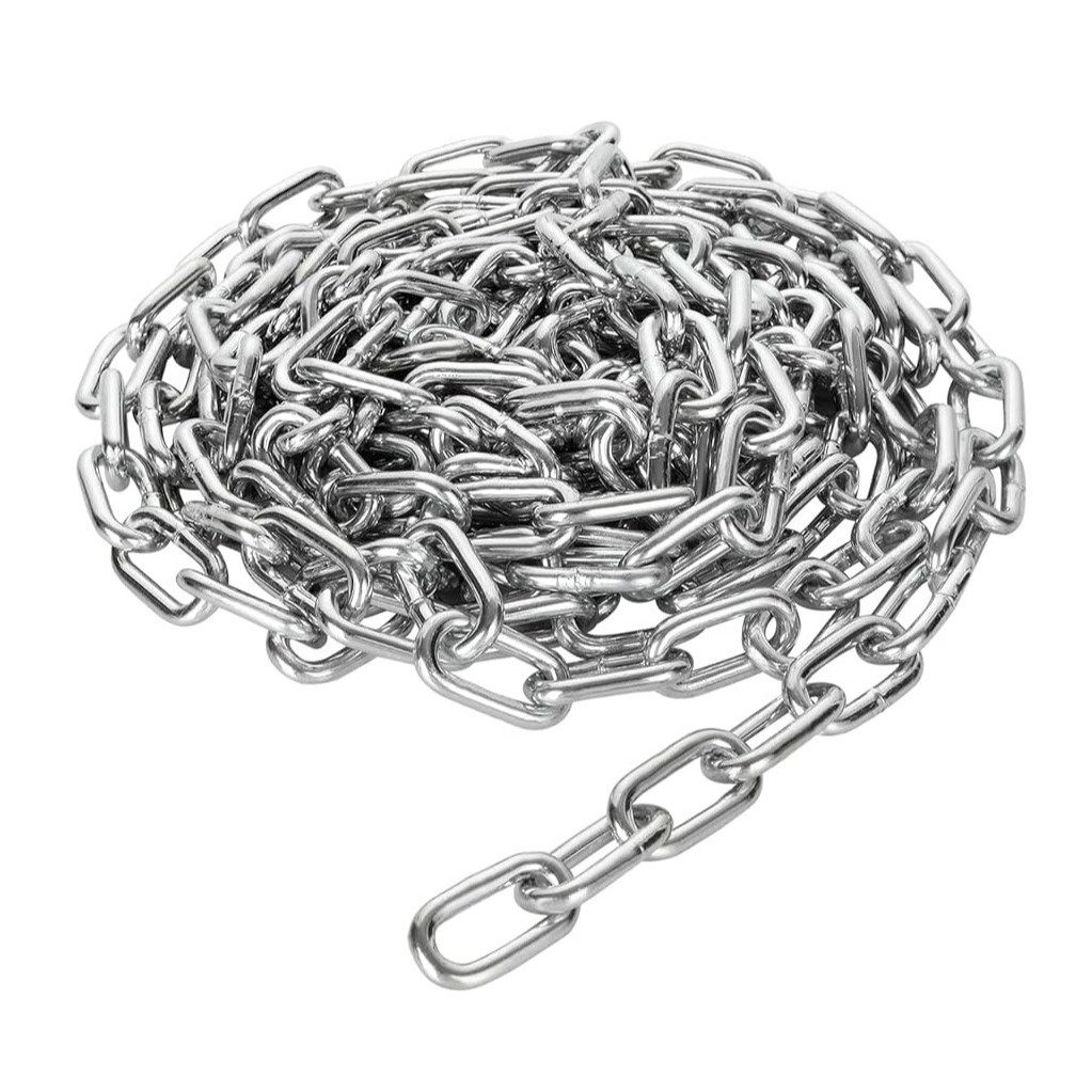 Corrente Grossa Aço Elo Soldado Galvanizada 5mm Elofort em Oferta na Shopee