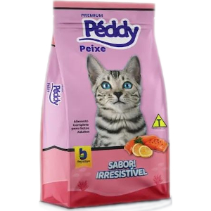 RAÇÃO PREMIUM PEDDY GATO PEIXE 25KG ADULTO