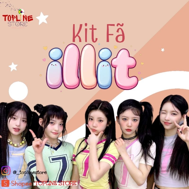 Kit Fã ILLIT Fanmade (Membro ou Grupo)
