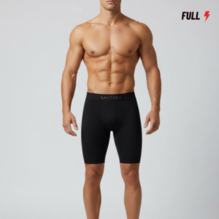 Bermuda Térmica Compressão Masculina Poliamida Shorts Térmico Esportivo Santara em Oferta na Shopee