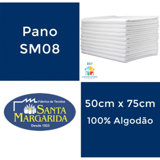 Kit 10 Pano de Prato SM08 Liso 50cm x 75cm Santa Margarida Pintura e Artesanato 100% Algodão em Oferta na Shopee