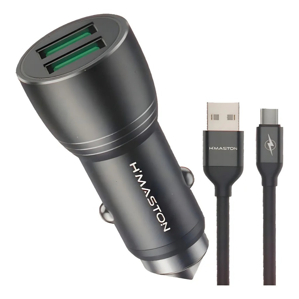 Carregador Veicular turbo 2 entrada USB  4.8A maximo
