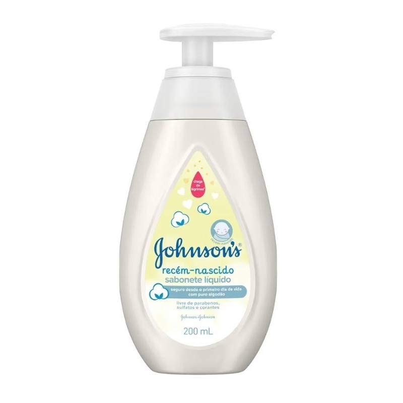 Johnson's Baby Sabonete Líquido Recém Nascido, 200ml em Oferta na Shopee