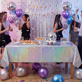 Toalha de Mesa Metalizada Decoração Mesa Festa em Oferta na Shopee