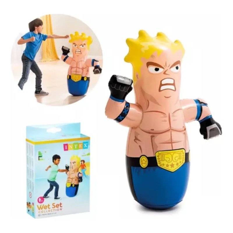 Boneco João Bobo Teimoso Inflável Infantil Combate Boxeador / Para Crianças / Super Divertido / Envio Rápido em Oferta na Shopee