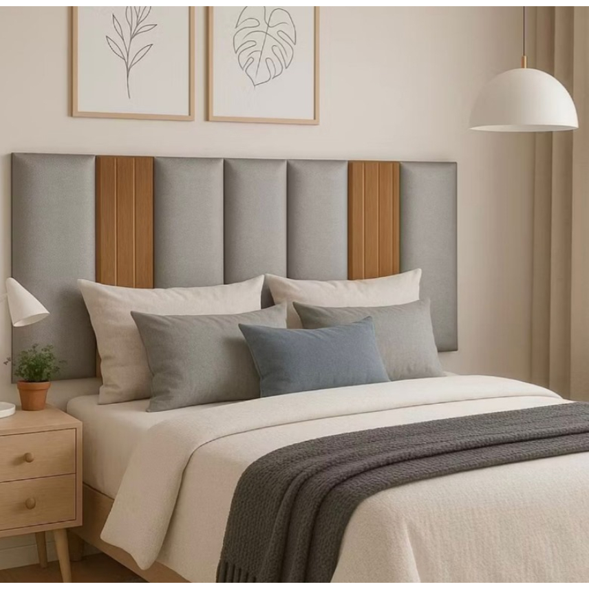 Kit Com Até 12 Peças Cabeceira Modular + Painel Ripado MDF Para Cama Box Casal King Queen - Envio Full em Oferta na Shopee