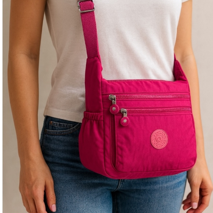 Bolsa Lateral de Ombro Crosbody Media Com Alça Ajustável Unissex Ideal para Trabalho Dia a Dia em Oferta na Shopee