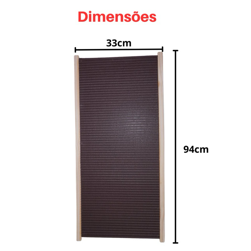 Rampa Grande c/corrimão Com 3 Níveis de Regulagem Ajustável - Pet Love