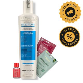 Prohall select one 300ml Máscara orgânica realinhamento capilar em Oferta na Shopee