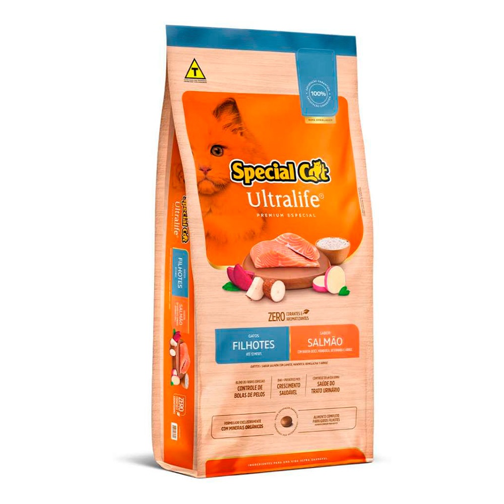 Ração Special Cat Ultralife Para Gatos Filhotes Salmão 1kg