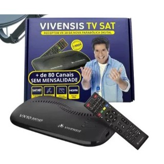 Receptor Digital Multimídia Vivensis Vx10 Multi Tv Hd Sat em Oferta na Shopee