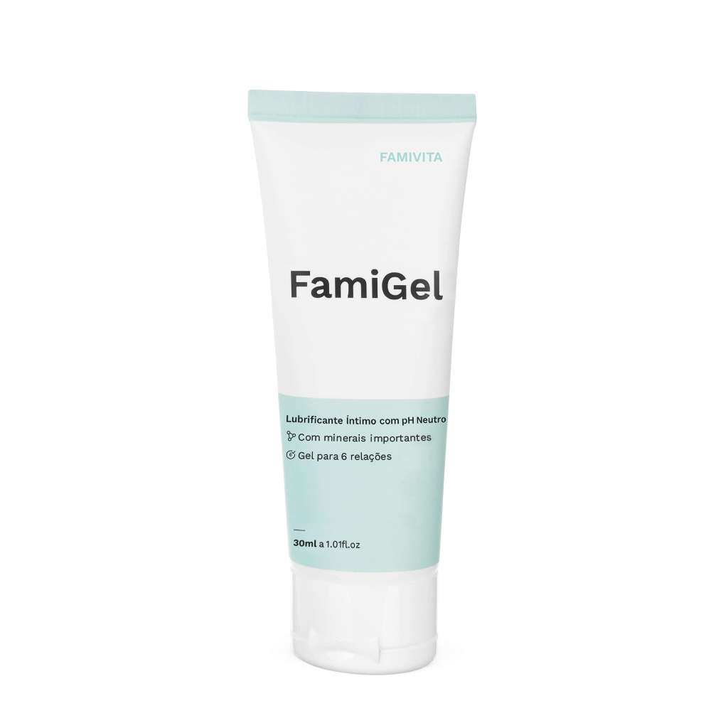 FamiGel 30g - Lubrificante Íntimo com pH Neutro em Bisnaga em Oferta na Shopee