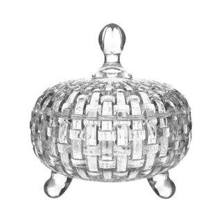 Bomboniere Com Pé 15Cm Potiri 630ml Vidro 18097 Em Casa Tem em Oferta na Shopee