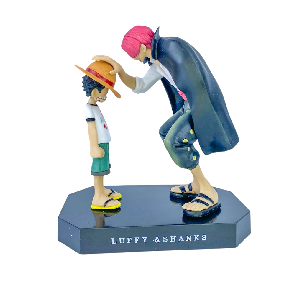 Boneco Shanks e Luffy One Piece Kit 2 Action Figure Colecionavel Anime