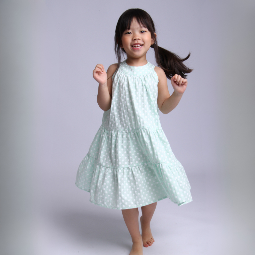 Vestido Infantil Feminino Ariel 100% Algodão Estiloso Confortável Leve Para Dia A Dia em Oferta na Shopee