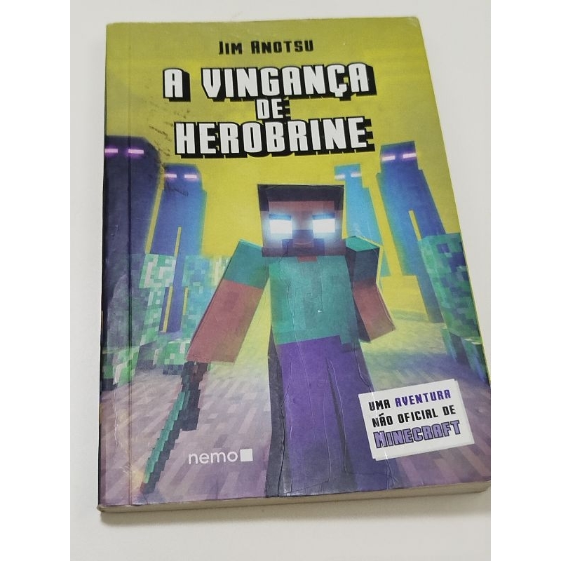📘 A Vingança de Herobrine – Livro Oficial da Editora Nemo