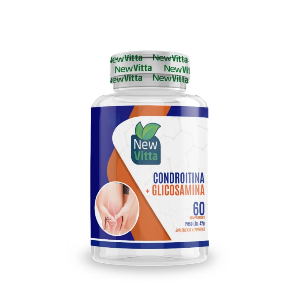 Condroitina + Glicosamina 60 Comprimidos Articulações Mobilidade Dor Cartilagem Saúde Articular