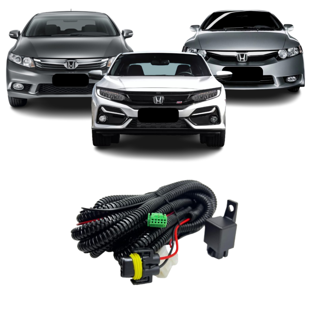 Chicote do Farol De Milha Civic Todos em Oferta na Shopee