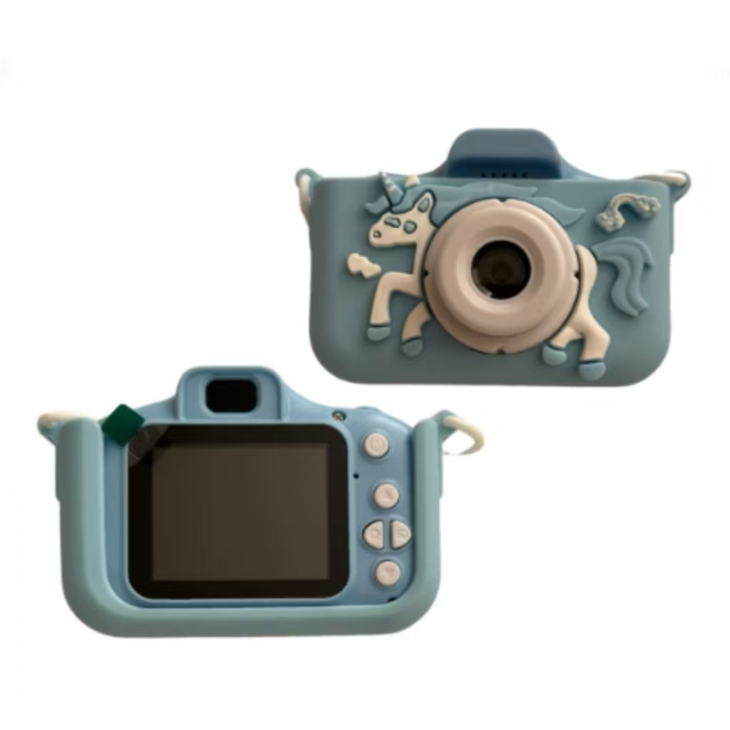 Câmera Infantil para Meninos, Meninas, Unicórnio de Desenho Animado com lente flip-up para Selfie e vídeo HD em Oferta na Shopee
