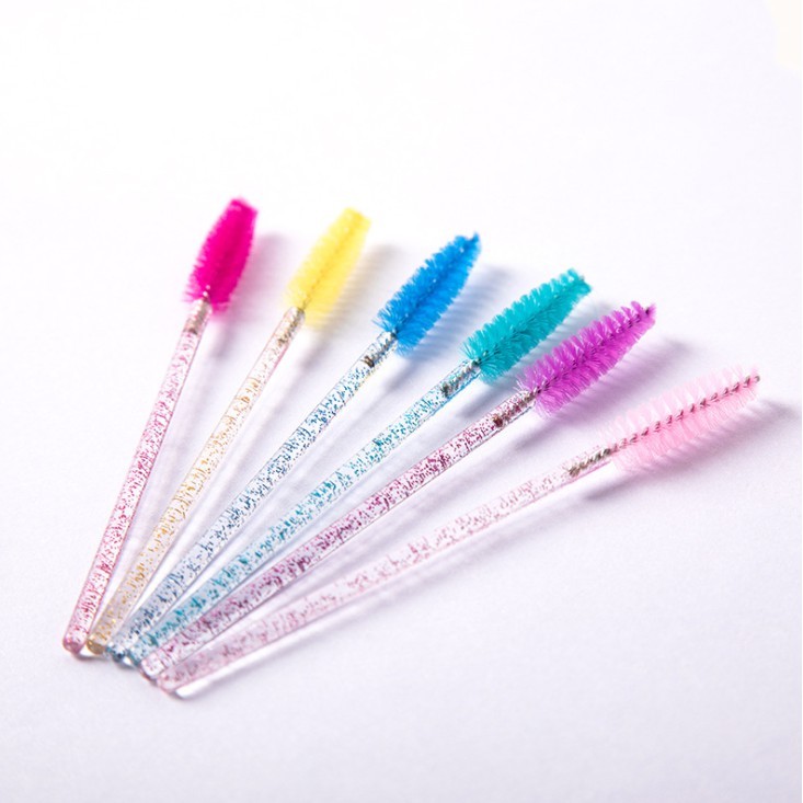 50 Escovinhas Alongamento Cílios Sobrancelha Descartável