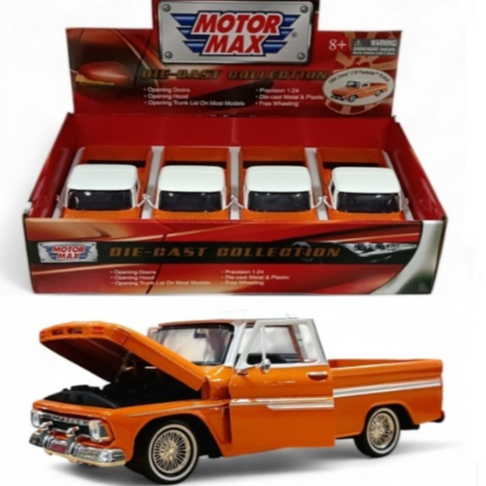 Miniatura Chevrolet Chevy C-10 Pick-up 1966 Motormax  1/24