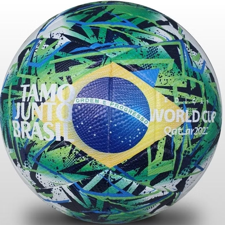 Bola de Futebol BRASIL Campo COPA DO MUNDO QATAR 2022 em Oferta na Shopee