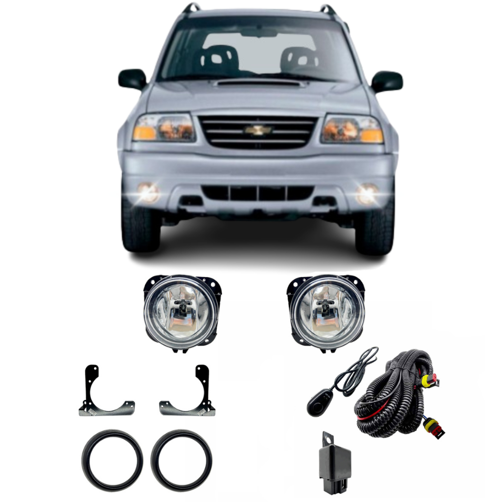 Kit Farol De Milha Tracker 2001 2002 2003 2004 2005 2006 2007 2008 em Oferta na Shopee