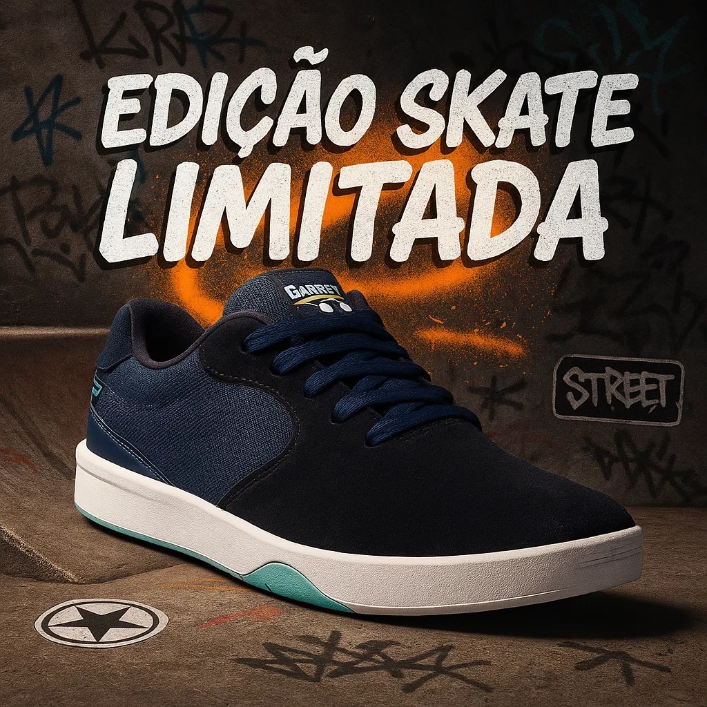 Tênis Masculino Casual Leve Confortável Skate Sneakers Estilo Street Lançamento Moderno 38-43