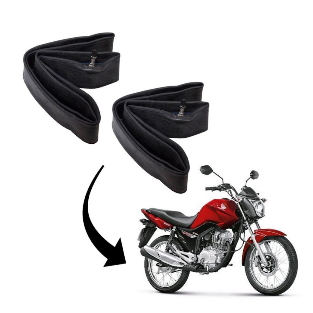 Par Câmaras Ar Aro 18 Cg 125 150 160 Ybr Yes- 90 90 18 Mg18 em Oferta na Shopee