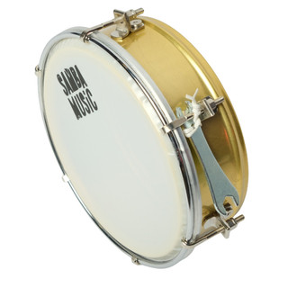 Tamborim Aluminio Samba Music Tba-55 55 Mm Ouro Dourado