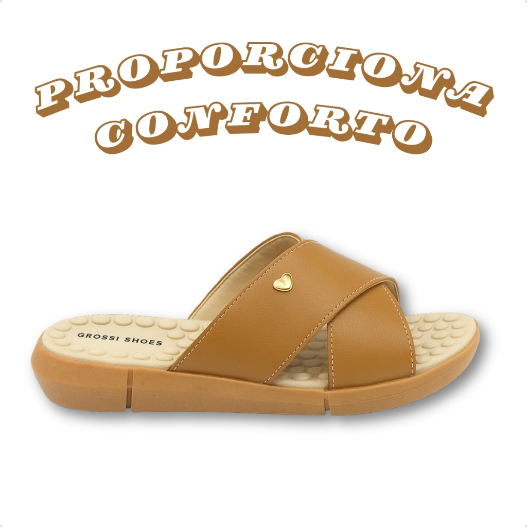 Kit 2 Pares Tamanco Feminino Ortopédico Massageador