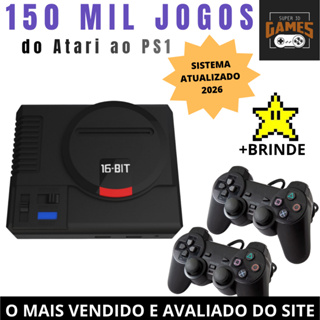 Vídeo Game Super 3D Games Retro 150 mil Jogos Clássicos Acompanha 2 Controles Envio Rápido em Oferta na Shopee