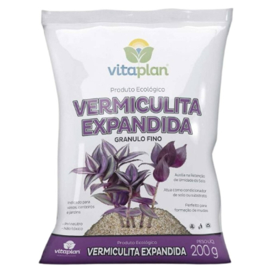 Vermiculita Expandida Granulada Fina Via Solo Vitaplan – 200g