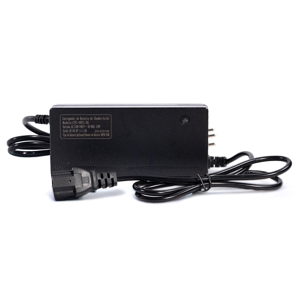 Carregador Para Bikelete Elétrica 48v 15ah Bivolt 110 220v Turbo Smart Diversos Modelos