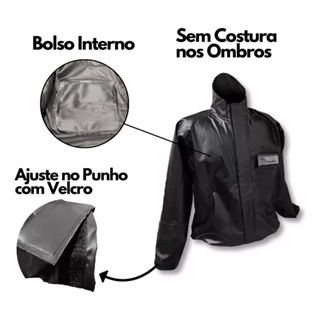 Somente Jaqueta De Capa De Chuva Impermeável Moto Motoqueiro em Oferta na Shopee