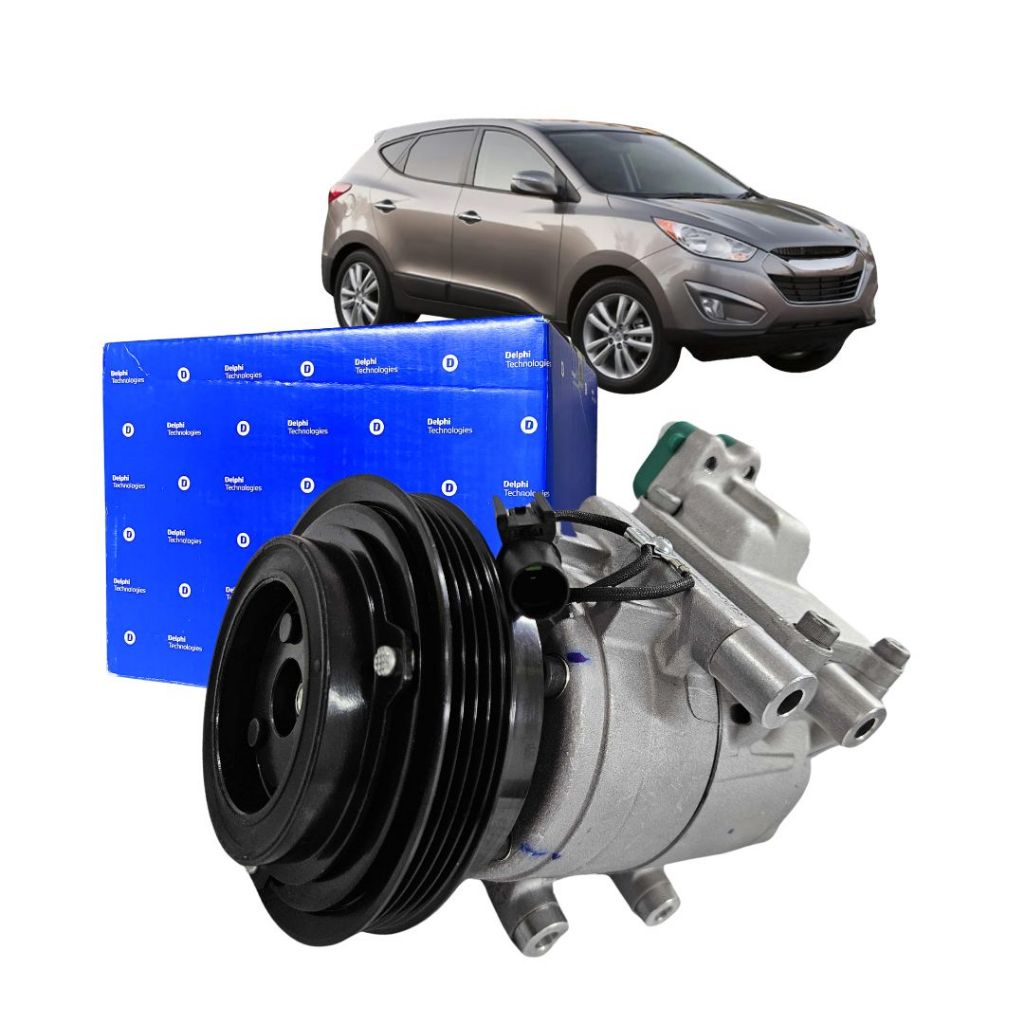 Compressor Ar Condicionado Para Automóvel Hyundai Tucson 2.0 2010 a 2013 977012E000 Delphi CS20413