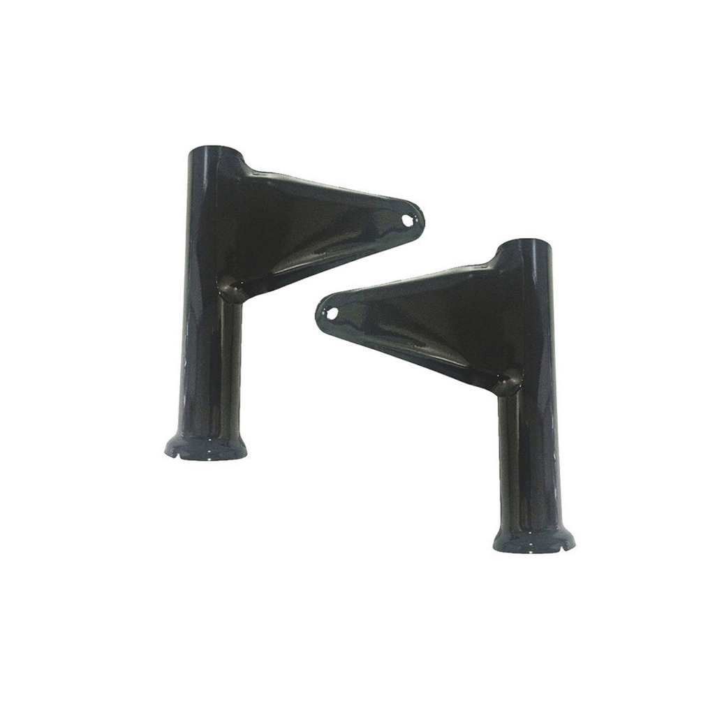 Par Suporte Lateral Preto Farol Cg 125 Titan Today Ml Turuna CBX Aero 150 1988 A 1993 — imagem 2 de 2