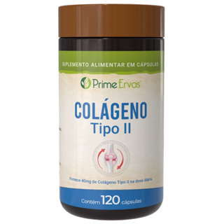 Colágeno Tipo 2 com 120 Cápsulas Prime Ervas em Oferta na Shopee
