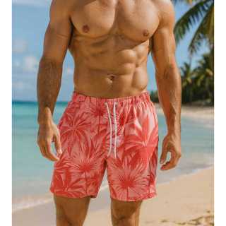 Short masculino elastano moda praia de alta qualidade slim P - GG em Oferta na Shopee