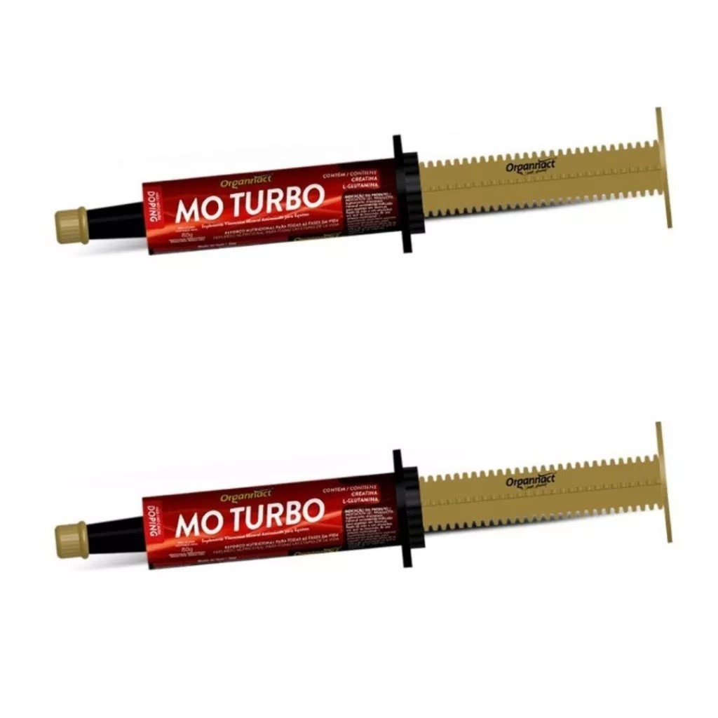 Mo Turbo kit 2 unidades Suplemento Vitamínico para Equinos 56ml em Oferta na Shopee