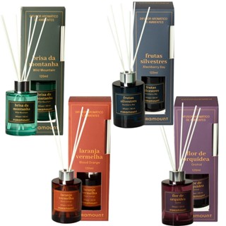 Difusor De Ambientes aromatizante em Vidro Decorativo 120ml Fragrâncias Relaxantes e Intensas em Oferta na Shopee